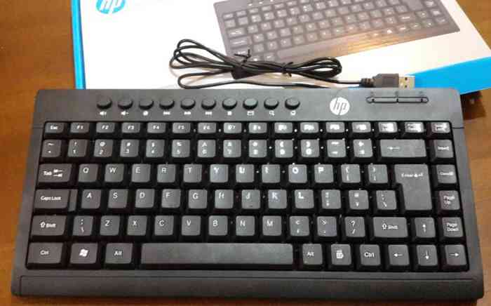 Hp K600 USB Mini Multimedia Keyboard Price In Bangladesh